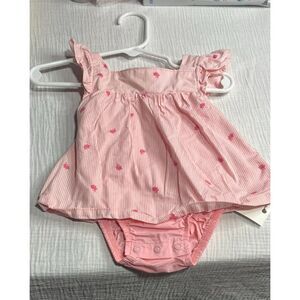 3 month Girls dresses and onesies 5 pieces